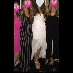 White rehearsal dinner dress from Nordstrom rack